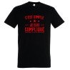 T-SHIRT humoristique C'est simple je suis compliqué