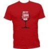 T-SHIRT humoristique Mieux vaut boire du Rouge que de broyer du Noir