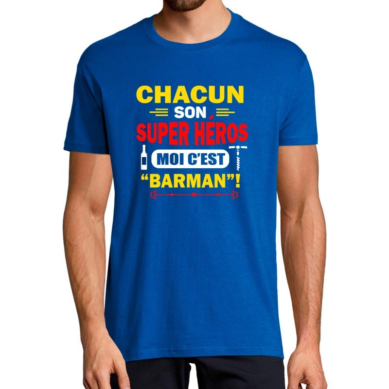 T-SHIRT humoristique Chacun son super héros