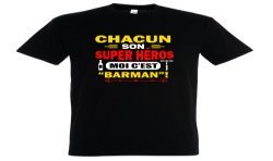 T-SHIRT humoristique Chacun son super héros