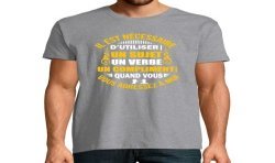 T-SHIRT humoristique Il est nécessaire d'utiliser un compliment