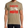 T-SHIRT humoristique Je peux pas j'ai moto