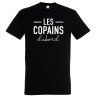 T-SHIRT humoristique Les Copains d'abord