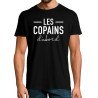 T-SHIRT humoristique Les Copains d'abord