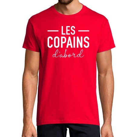 T-SHIRT humoristique Les Copains d'abord