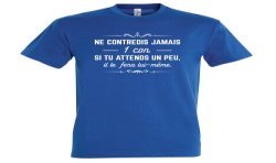 T-SHIRT humoristique Ne contredis jamais 1 con