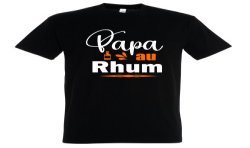 T-SHIRT humoristique Papa au Rhum