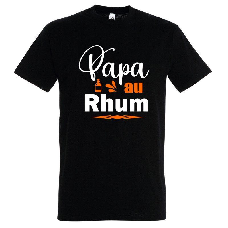 T-SHIRT humoristique Papa au Rhum