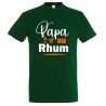 T-SHIRT humoristique Papa au Rhum