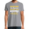 T-SHIRT humoristique Plus on essaie de rentrer dans le moule plus on ressemble à une tarte