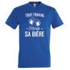 T-SHIRT humour Tout travail mérite sa bière