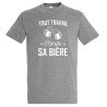 T-SHIRT humour Tout travail mérite sa bière