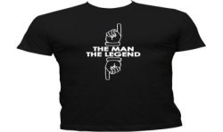T-SHIRT humoristique The Man The Legend