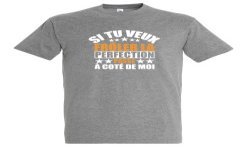 T-SHIRT humoristique Si tu veux frôler la perfection passe à côté de moi