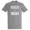 T-SHIRT humoristique Réviser c'est tricher