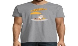 T-SHIRT humoristique Je peux pas je suis à la retraite