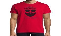 T-SHIRT humoristique Désolé d'être sexy c'est ma barbe