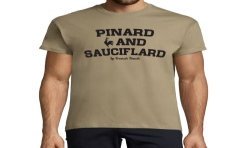T-SHIRT humoristique Pinard and sauciflard