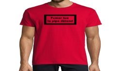 T-SHIRT humoristique Fumer tue La pipe détend
