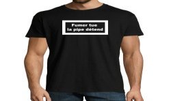 T-SHIRT humoristique Fumer tue La pipe détend