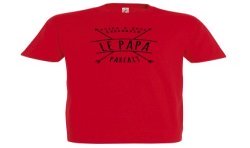 T-SHIRT humoristique Voilà à ressemble le papa parfait