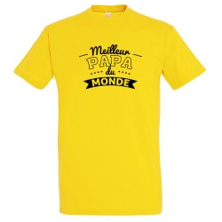 T-SHIRT humoristique Meilleur papa du monde