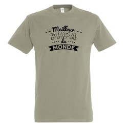 T-SHIRT humoristique Meilleur papa du monde