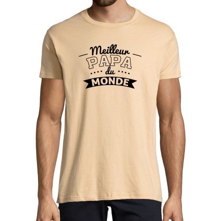 T-SHIRT humoristique Meilleur papa du monde