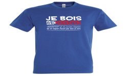 T-SHIRT humoristique Je bois avec Modération