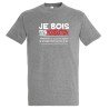 T-SHIRT humoristique Je bois avec Modération