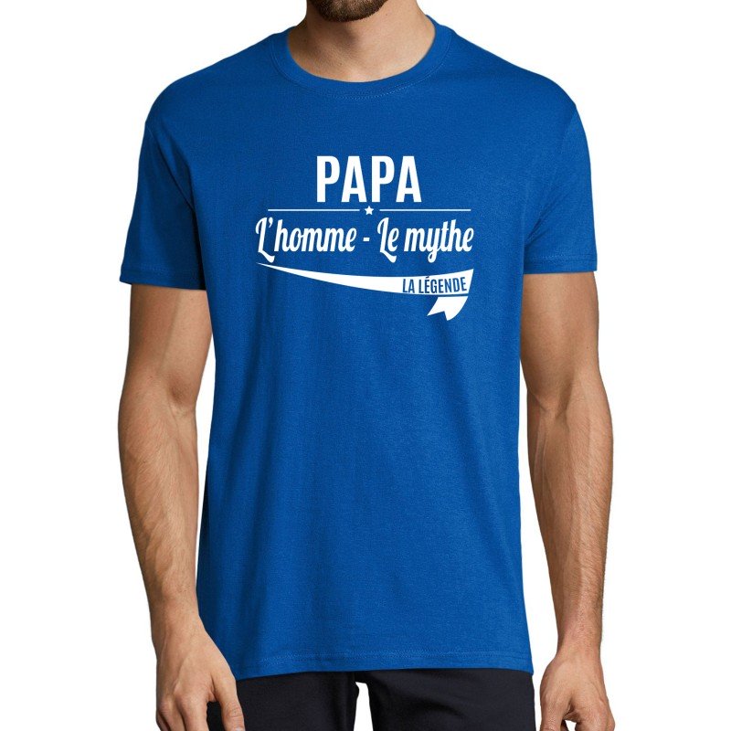 T-SHIRT humoristique Papa l'homme le mythe la légende T-SHIRT humoristique Papa l'homme le mythe la légende