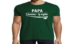 T-SHIRT humoristique Papa l'homme le mythe la légende