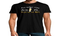 T-SHIRT humoristique logo Fais Quelque Chose de Ta Vie