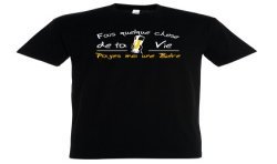 T-SHIRT humoristique logo Fais Quelque Chose de Ta Vie