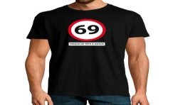 T-SHIRT humoristique 69 risque de tête à queue