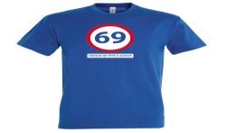 T-SHIRT humoristique 69 risque de tête à queue