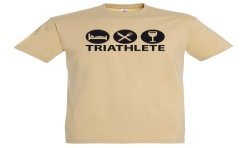 T-SHIRT humoristique Triathlete