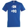 T-SHIRT humoristique logo -2N +2Q