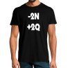 T-SHIRT humoristique logo -2N +2Q