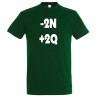 T-SHIRT humoristique logo -2N +2Q