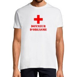 T-SHIRT humoristique Donneur d'orgasme