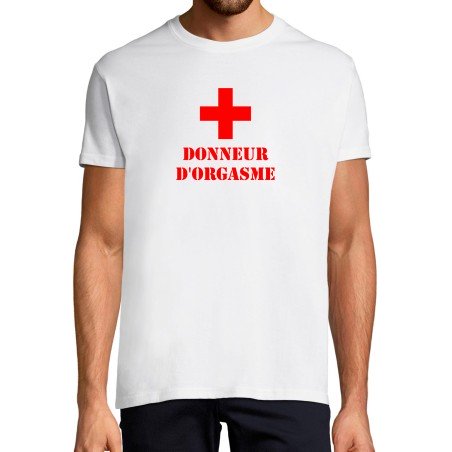 T-SHIRT humoristique Donneur d'orgasme