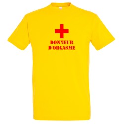 T-SHIRT humoristique Donneur d'orgasme