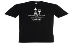 T-SHIRT humoristique Au nom du verre de pastis