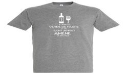 T-SHIRT humoristique Au nom du verre de pastis