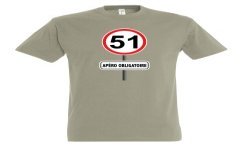 T-SHIRT humoristique 51 apéro obligatoire