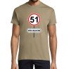 T-SHIRT humoristique 51 apéro obligatoire
