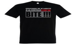 T-SHIRT humoristique Personne ne m'arrive à la cheville à part ma Bite
