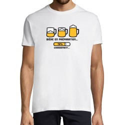 T-SHIRT humoristique Bière en préparation