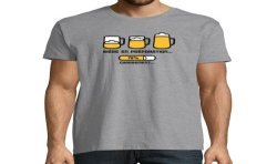 T-SHIRT humoristique Bière en préparation